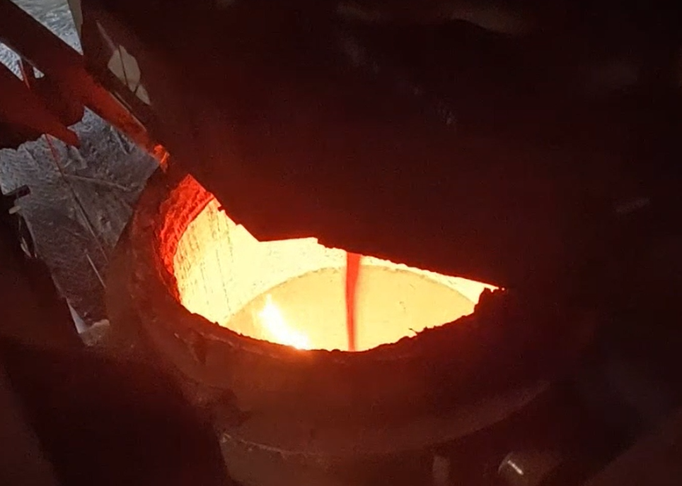 Molten process in Factory